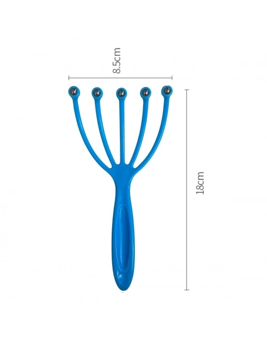 ®  Çok Fonksiyonlu 5 Uçlu Bilyeli Baş Boyun Bacak Kol Masaj Alet Rahatlatıcı Kafa Masaj Aparatı
