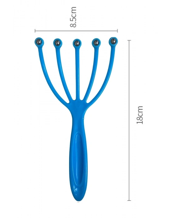 ®  Çok Fonksiyonlu 5 Uçlu Bilyeli Baş Boyun Bacak Kol Masaj Alet Rahatlatıcı Kafa Masaj Aparatı