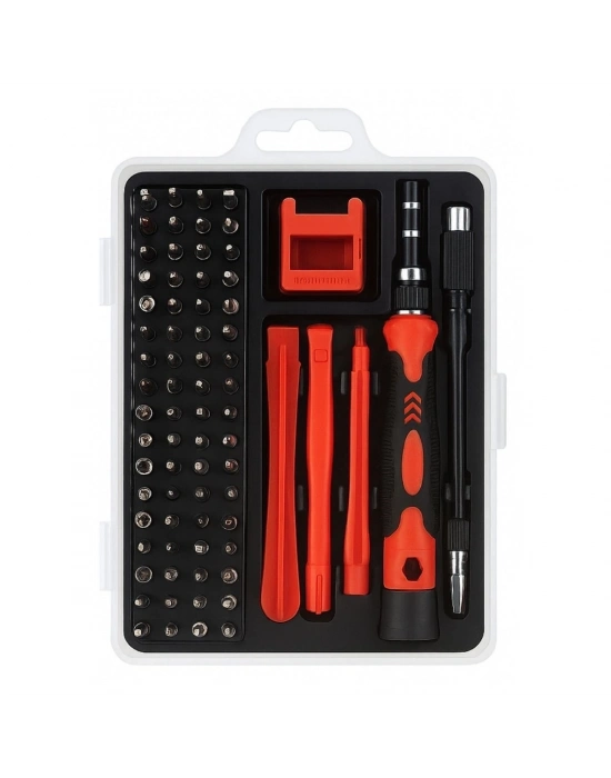 ®  Çok Fonksiyonlu Manyetik Uçlu 52si 1 Arada 42 Uçlu Saatçi Tornavida Seti