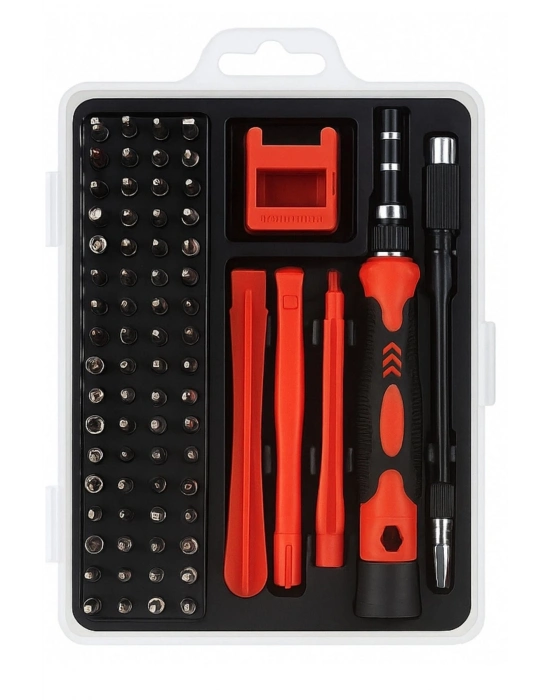 ®  Çok Fonksiyonlu Manyetik Uçlu 52si 1 Arada 42 Uçlu Saatçi Tornavida Seti