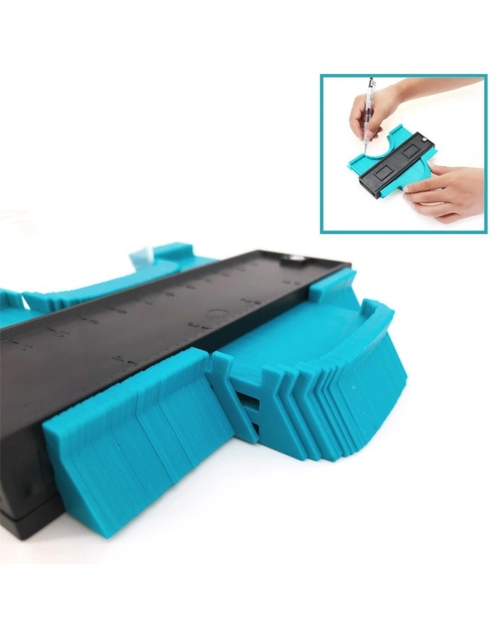 ®  Çok Fonksiyonlu Plastik Kontur Ölçüm Cihazı Ahşap Fayans Şekillendirme Kalıbı