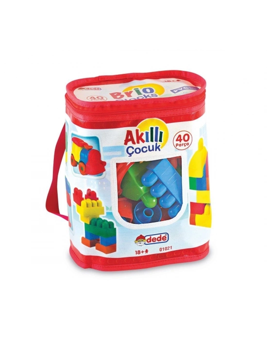 ÇOK SATAN 01021 Akıllı Çocuk Blokları 40 Parça
