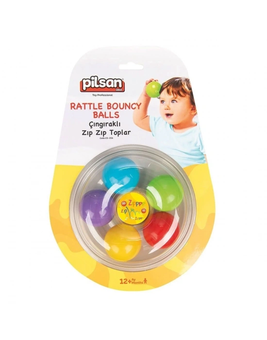 ÇOK SATAN 03 356 Çıngıraklı Zıp Zıp Toplar -Pilsan