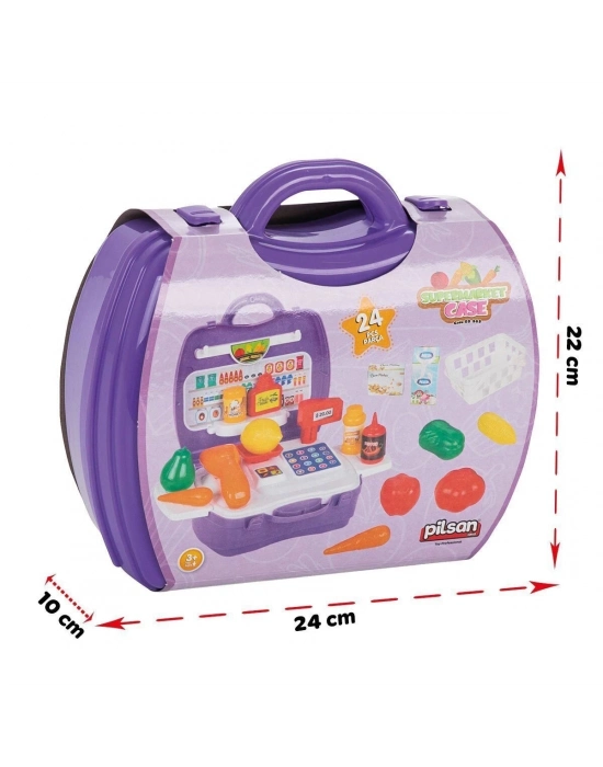 ÇOK SATAN 03 563 Çantalı Market Seti -Pilsan Oyuncak