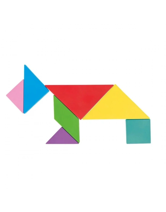 ÇOK SATAN 03 569 Ahşap Manyetik Tangram -Pilsan Oyuncak