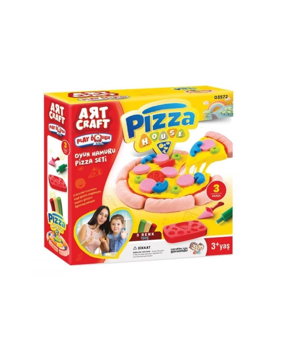 ÇOK SATAN 03572 Dede, Pizza Seti Oyun Hamuru 150 gr / +3 yaş