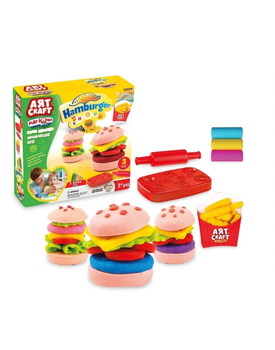 ÇOK SATAN 03573 Dede, Hamburger Set Oyun Hamuru 150 gr / +3 yaş