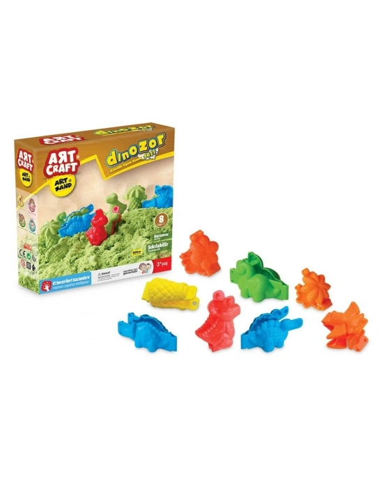ÇOK SATAN 03613 Dede, Artsand Dinozor Kum Seti 500 gr / +3 yaş