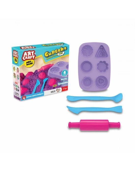 ÇOK SATAN 03624 Dede, Artsand Kap Kek - Cupcake Kum Seti / +3 yaş