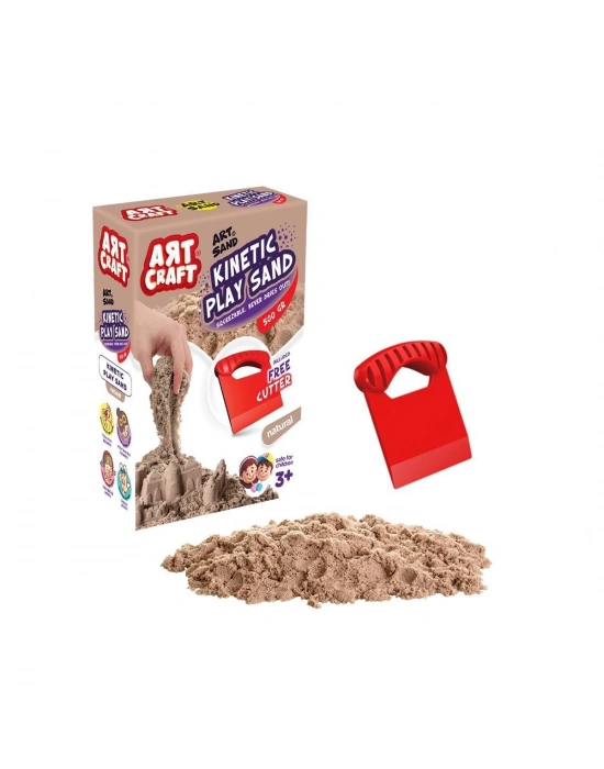 ÇOK SATAN 03685 Dede, Aksesuarlı Naturel Kinetik Oyun Kumu 500 gr