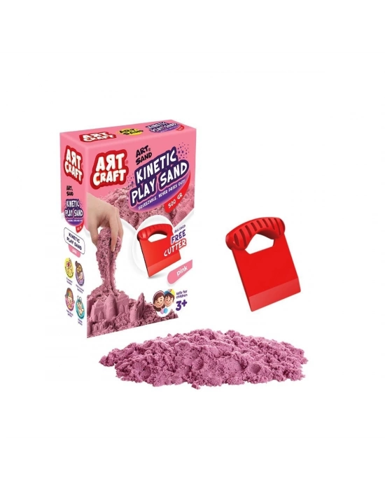 ÇOK SATAN 03688 Dede, Aksesuarlı Pembe Kinetik Oyun Kumu 500 gr
