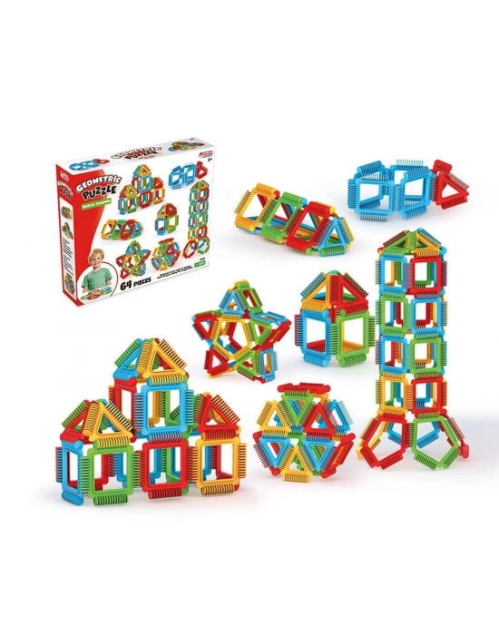 ÇOK SATAN 03896 Geometrik Puzzle 64 Parça