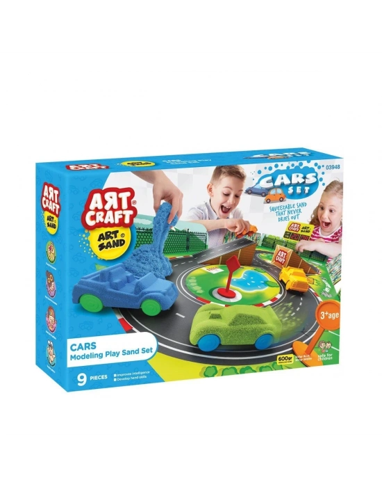 ÇOK SATAN 03948 Artsand Arabalar Kum Seti 600 gr -Fentoys