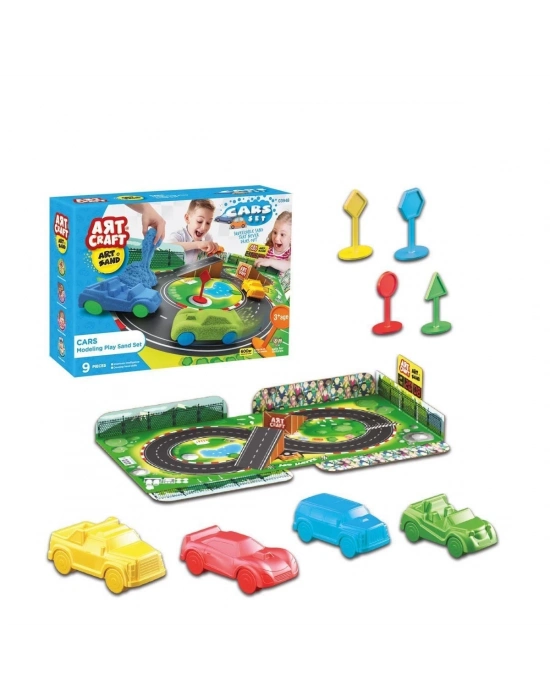 ÇOK SATAN 03948 Artsand Arabalar Kum Seti 600 gr -Fentoys