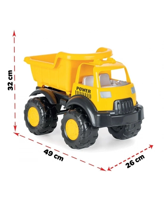 ÇOK SATAN 06 522 Power Kamyon Sarı -Pilsan Oyuncak