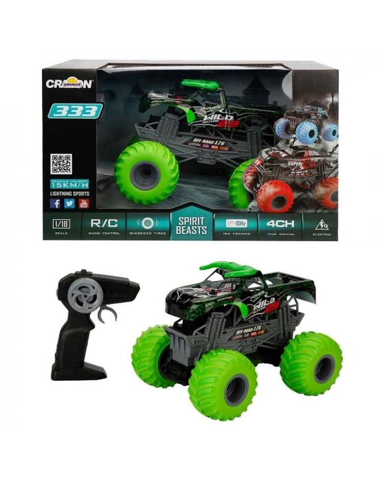 ÇOK SATAN 1:18 Uzaktan Kumandalı Spirit Beasts Pick Up USB Şarjlı Araba 25 cm
