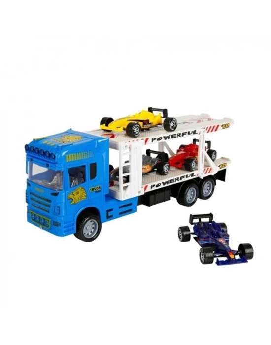 ÇOK SATAN 1:32 Maxx Wheels 2 Katlı Transporter 4 Araçlı Tır 32 Cm 1 Adet Fiyatıdır