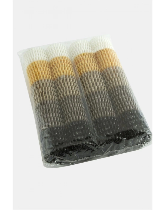 ÇOK SATAN 100 Adet Renkli Makarna Lastik Toka