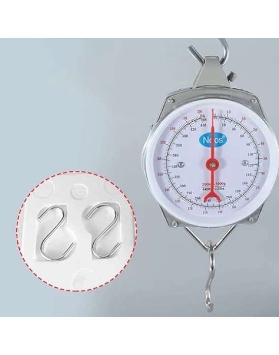 ÇOK SATAN 100 Kg Kapasiteli Askılı Terazi - Dayanıklı, Net Kadranlı, Çift Ölçü Birimli, Endüstriyel Ve Dış Mekan Uyumlu