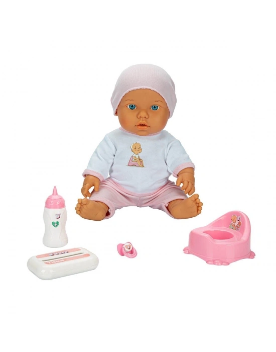 ÇOK SATAN 1030141 Sesli Bebelou Tuvalet Zamanı Bebek Seti 32 cm