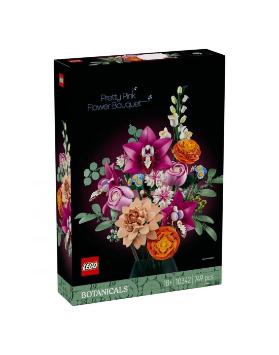 ÇOK SATAN 10342 Lego iconic Botanicals Pembe Çiçek Buketi 749 parça +18 yaş