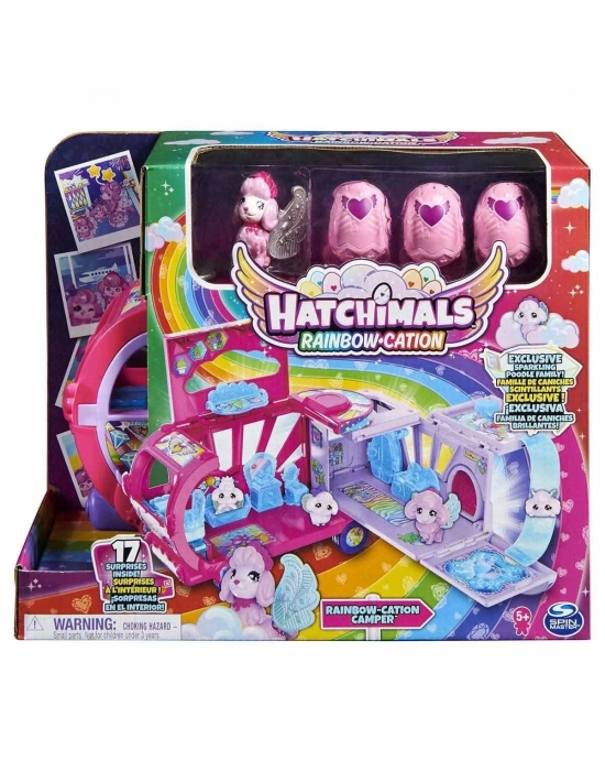ÇOK SATAN 1038215 Hatchimals dönüşen Rainbow Cation karavan