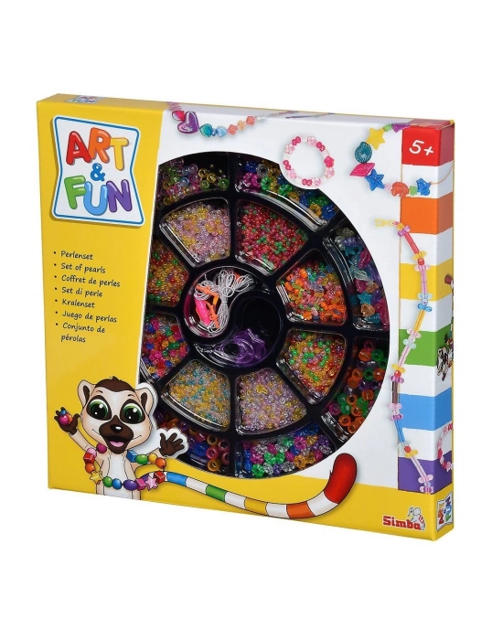 ÇOK SATAN 106374137 Art Fun Beadset Takı Tasarım Seti - Simba