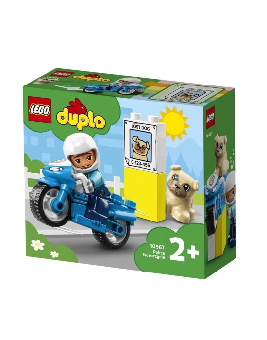 ÇOK SATAN 10967 Lego Duplo - Polis Motosikleti,  5 parça +2 yaş