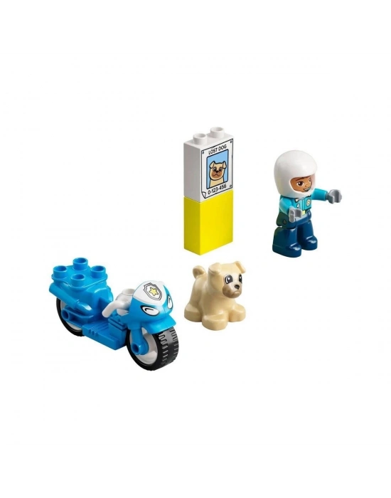 ÇOK SATAN 10967 Lego Duplo - Polis Motosikleti,  5 parça +2 yaş