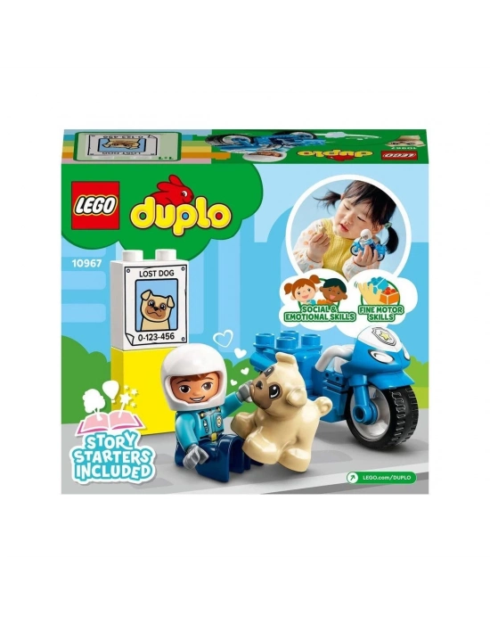 ÇOK SATAN 10967 Lego Duplo - Polis Motosikleti,  5 parça +2 yaş