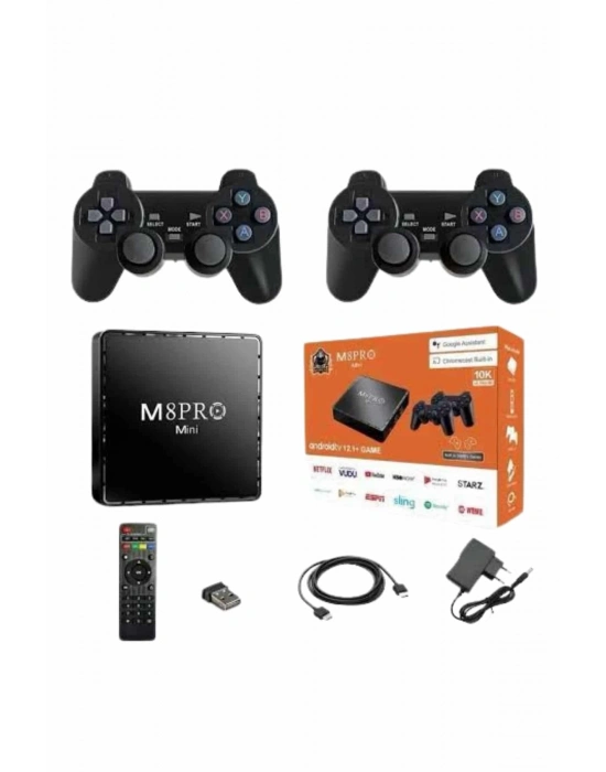 ÇOK SATAN 10K Ultra Hd Video Oyun Konsolu Android Tv Box 2.4g Game Stick