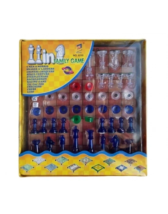 ÇOK SATAN 11 in 1 Satrançlı Oyun Seti