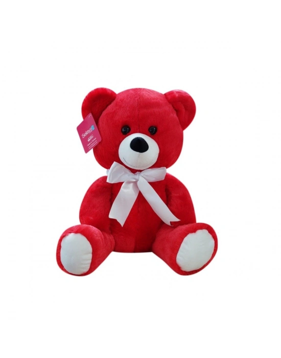 ÇOK SATAN 1178KR Selay, Oturan Ayı 37 cm Kırmızı
