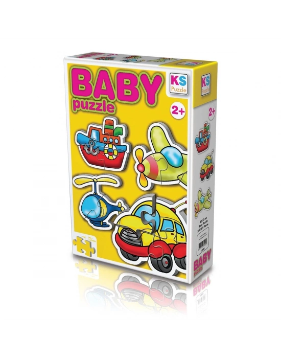 ÇOK SATAN 12003 KS Baby Puzzle - Ulaşım Araçları / 15 Parça Puzzle / +2 yaş