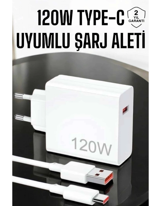 ÇOK SATAN 120W Şarj Aleti Type-C Uyumlu Turbo Şarj Aleti
