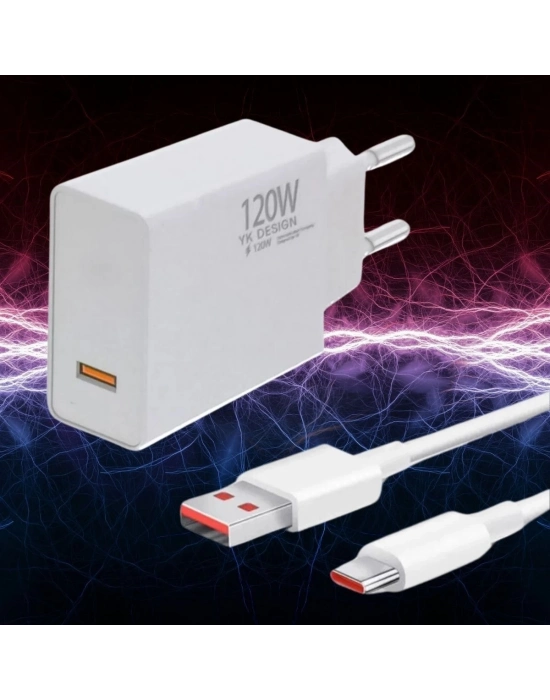 ÇOK SATAN 120W USB Hızlı Type C Uçlu Kablolu Şarj Aleti