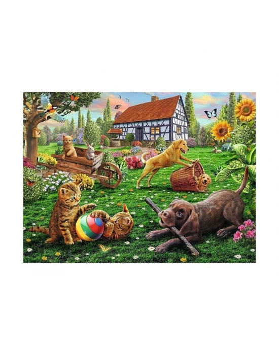 ÇOK SATAN 128280 Bahçede 200 parça XXL Ravensburger Puzzle