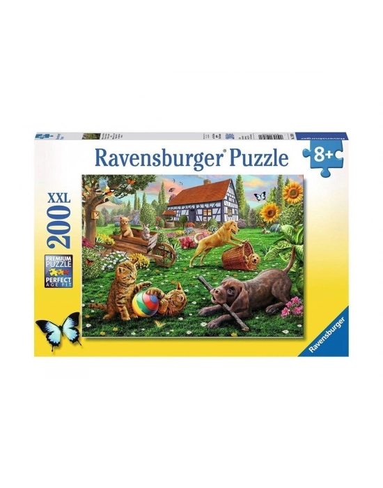 ÇOK SATAN 128280 Bahçede 200 parça XXL Ravensburger Puzzle