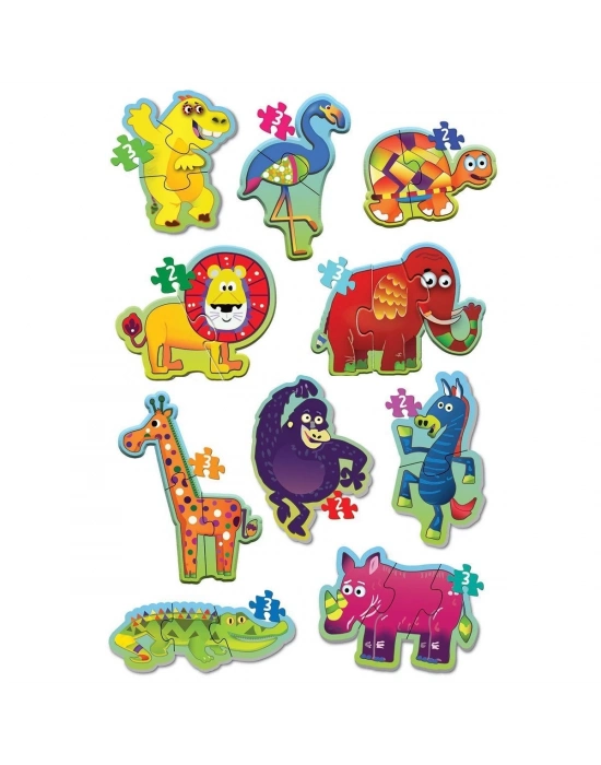 ÇOK SATAN 1727 Dıytoy, Baby Puzzle- Orman Hayvanları