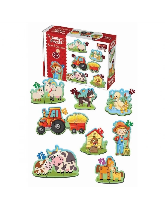 ÇOK SATAN 1734 Dıytoy, Baby Puzzle- İlk Çiftlik Puzzle