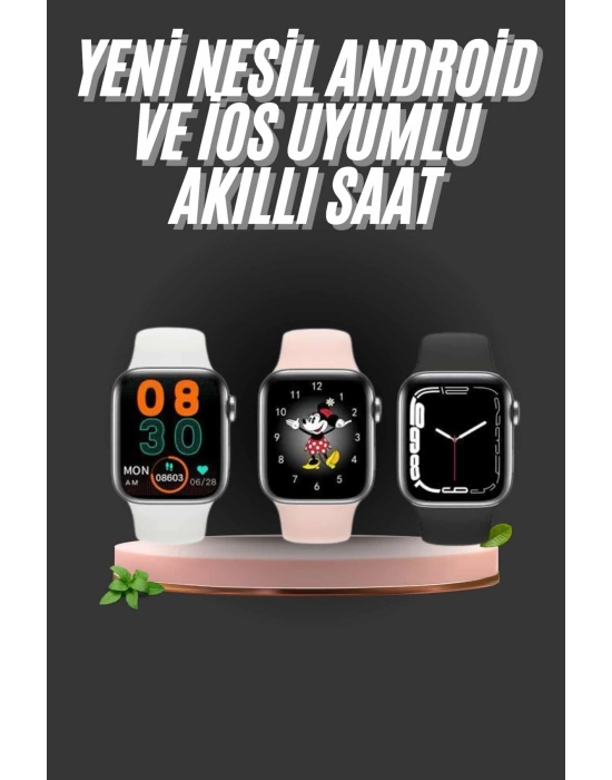 ÇOK SATAN 1.83 İnç Akıllı Saat Android ve İOS Uyumlu Çağrı Cevaplayabilen Adımsayar GPS Takibi