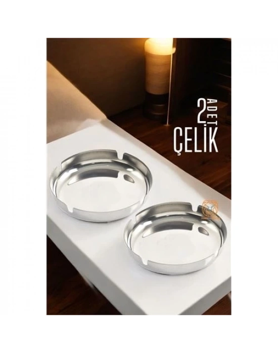ÇOK SATAN 2 Lİ Set Çelik Küllük Veilleux Design