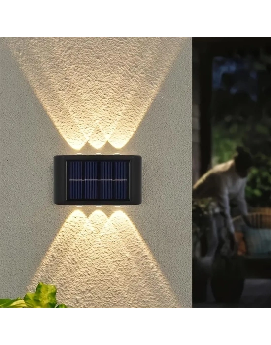 ÇOK SATAN 2li Solar Duvar Aydınlatması 6 Ledli Gün Işığı