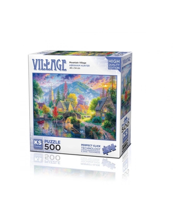 ÇOK SATAN 20046 Mountain Village 500 Parça Puzzle -KS