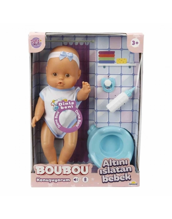 ÇOK SATAN 2030121 Sunman, Boubou Altını Islatan ve Konuşan Bebek Seti 30 cm