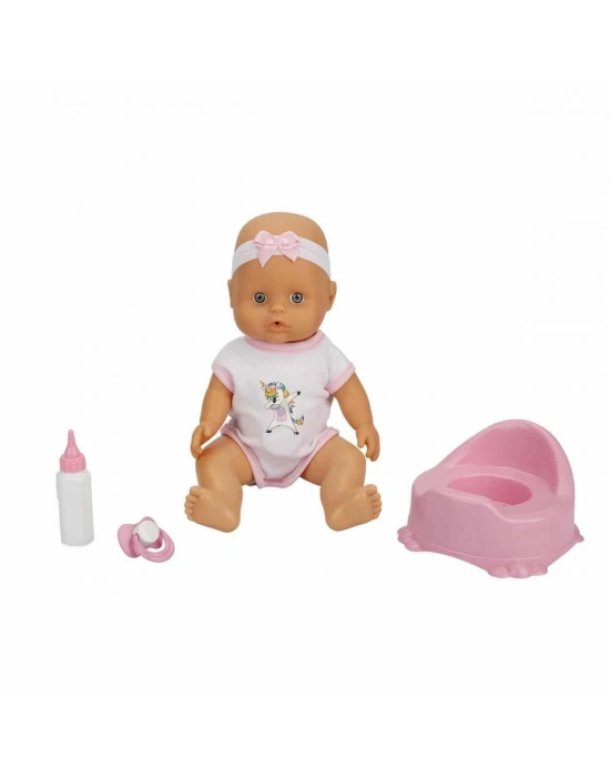 ÇOK SATAN 2030121 Sunman, Boubou Altını Islatan ve Konuşan Bebek Seti 30 cm