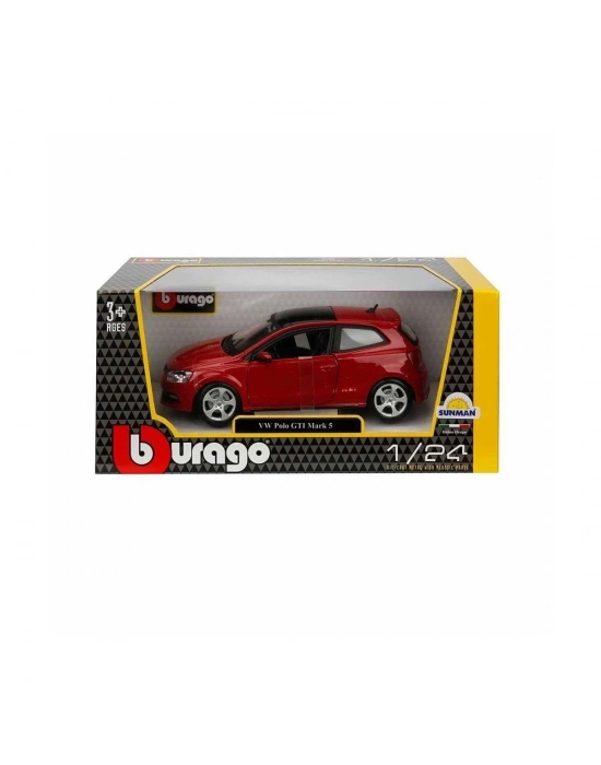 ÇOK SATAN 21059 Burago 1:24 Volkswagen Polo GTI Mark 5 Model Araba