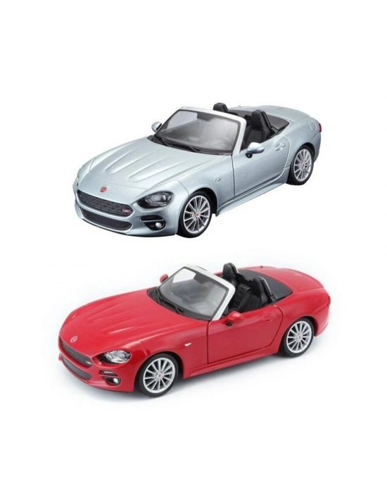 ÇOK SATAN 21083 Burago 1:24 Fiat 124 Spider Model Araba