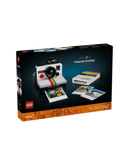 ÇOK SATAN 21345 Lego ideas Polaroid OneStep SX-70 Kamera 516 parça +18 yaş