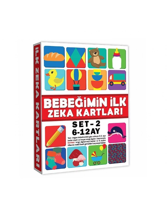 ÇOK SATAN 2205 EĞİTİCİ KARTLAR 6-12 AY ZEKA KARTLARI